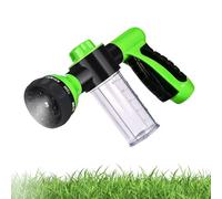 Zuasdvnk Cañón de espuma para coche, herramienta de lavado ajustable de alta presión, rociador de boquilla de manguera, para jardinería, césped, patio, exterior, casa, riego
