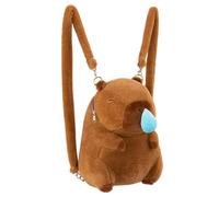 Zuasdvnk Capybara - Mochila escolar Capybara, ligera bolsa de peluche de dibujos animados, incidentes ocasionales con correas, bolsa de viaje para senderismo al aire libre