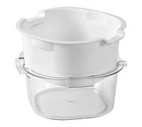 Zuasdvnk Cesta de fregadero para lavar frutas, juego de colador con filtro de cuenco, colador y coladores para alimentos | Colador con juego de cuencos, colador de arroz multifuncional para el hogar,