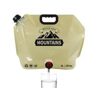 Zuasdvnk Contenedor de agua de camping, bolsa de agua de camping - Bolsa para contenedores para depósito de almacenamiento de agua | Bolsa de agua de camping plegable robusta y ligera