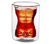 Zuasdvnk Copas de vino en forma de cuerpo, copas de tiro en forma de cuerpo, vasos de bebida claros, vasos de bebida para viajes nocturnos al lugar de trabajo, copas de bar para bar de fiesta