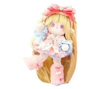Zuasdvnk de Algodón Lindo de Peluche articulado, Vestir muñecas Anime Peluches Esqueleto - Adorable Dulce Anime Girl, 30 cm para Que Suenen Jugar