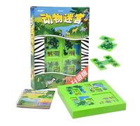 Zuasdvnk de Laberinto de Animales, Juego de Laberinto | Hoja de Actividades Animales de 132 Niveles - Laberinto Stem para niños para el Aprendizaje temprano