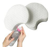 Zuasdvnk - Discos desmaquillantes, redondos faciales 100% naturales y, accesorio de belleza natural para tipos de piel de viaje para mujeres y niñas