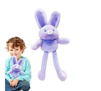 Zuasdvnk Dispara al Conejo, rastreo de Peluche de Conejo | 11inch Bunny de tracción - Colgante de LABBIT OLORES Y Lags STOFTABLE, de Cobertura a Mano para Bolsas y Llaves