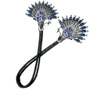 Zuasdvnk Elegante peluquero de pelo, modelador de pelo de aleación,Peafowl Bun Shaper Lazy Coil Curler | Mostrar alas ángeles para principiantes para principiantes en alfiler