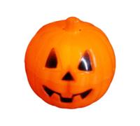 Zuasdvnk Enciende la luz de la calabaza, luces de calabaza iluminadas - Decoración de mesa a pilas | Tarro de caramelos, linterna de Halloween, objetos decorativos para la decoración del hogar