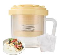 Zuasdvnk Fabricantes de yogur, máquina de fabricación de yogur | Fabricantes de yogur con filtro de malla fina - Kit casero multifuncional para hacer jugo de queso casero y