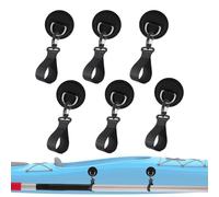 Zuasdvnk - Fichas de pádel, portapaleta de Kayak - Parche Multifuncional de fijación rápida 6X, Hebilla Fija Marina Estable, Hebilla de Cable de pádel para Radeau, Kayak, Canoa