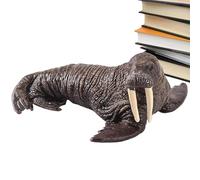 Zuasdvnk Figuras de animales de invierno, juguetes animales árticos,Walrus realistas estatuas en miniatura - Model Scenery Kit Science Education Cognition Ornaments, for Kids Boys Girls