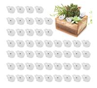 Zuasdvnk Figuritas de delfín en miniatura, delfín en miniatura, 50 piezas simpáticas de resina en miniatura de delfín | Exquisita figura animal decoración paisajística criaturas marinas para