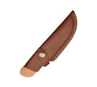 Zuasdvnk Funda de Cuero para Cuchillos, Funda de Cuero para Cuchillos,Estuche Plegable para Cuchillos de Bolsillo - Funda Multiherramienta con Cierre a presión, Funda para Cuchillos Plegables para