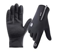 Zuasdvnk Guantes de ciclismo de invierno para hombre y mujer, forro de pantalla táctil, resistente al agua, resistente al viento, cálido, antideslizante, para correr, ciclismo, entrenamiento