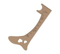 Zuasdvnk Guía de dibujo de cejas, regla de cejas, plantilla de mapeo de maquillaje de cejas de silicona, herramienta de guía de maquillaje, regla de posicionamiento de cejas, herramienta de