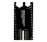 Zuasdvnk Guitar String Heighing Gauge, String Action Lineal,Guitarra -Setup -Messwerkzeug | Reparaturniveau -Mantenimiento y Ajuste Regla para Music Player Bass Githier Uso