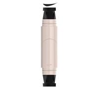 Zuasdvnk Herramienta de estampación para delineador de ojos, lápiz de ojos con alas, doble extremo, resistente a la visión, lápiz aplicador de lápiz para dar forma fácil a las cejas y