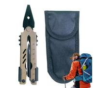 Zuasdvnk Herramienta multialicates, herramienta multialicates de bolsillo, Alicates multiusos para electricista, tijeras, abrebotellas, pelacables multifuncional, alicates para destornilladores