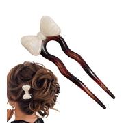 Zuasdvnk Horquillas francesas, horquilla de pelo French Twist | Horquillas francesas para el pelo grueso,Lindos peinados estéticos para mujer, horquilla de pelo enrollada china con nudo