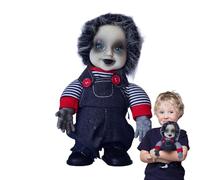 Zuasdvnk Hospeda Un fantasma, Casa embrujada espeluznante - de Halloween espeluznante, sonido aterrador activado por el sonido espeluznante decoración de movimiento