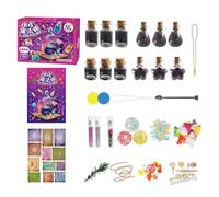 Zuasdvnk Juego de pociones mágicas, juego de pociones mágicas, botellas de hadas, juguete creativo para manualidades, kit de pociones mágicas para niñas, kit químico para niñas a partir de 8 años
