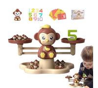 Zuasdvnk Juguete matemático de equilibrio, juego de matemáticas de equilibrio para - Monkey Balance Cool Math Game para niñas y niños - Juegos de matemáticas educativos preescolares para las edades 3