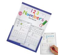 Zuasdvnk Libro para rastrear el alfabeto, cuaderno A4 con ejercicios de escritura para niños - Libro interactivo con letras de cal 3-6 años para niños casa escuela materna viaje