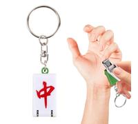 Zuasdvnk Llavero cortaúñas plegable - Llavero Mahjong Cortauñas - Cortauñas Creativo, Herramientas de manicura resistentes al desgaste para hombres y mujeres