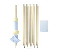 Zuasdvnk Mangos correctivos para lápiz, Mangos de lápiz,Ayudas de escritura Estudiantes Estudiantes Estudiantes Entrenador de Pencil Grip - Agarres de lápiz para escritura científica, entrenador