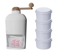 Zuasdvnk Máquina de picar hielo para el hogar, máquina de hielo picado,Máquina de picar hielo con manivela para uso doméstico - Máquina de hielo con molde para