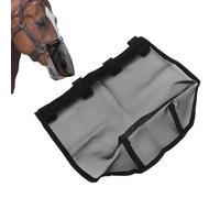 Zuasdvnk Máscara de mosca para caballo, máscara UV para caballos, malla transpirable para control y comodidad, protección grande y media, vacas, granja, paseo al aire libre