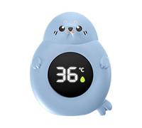 Zuasdvnk Medidor de temperatura de la bañera, monitor de temperatura del baño para bebés,Monitor de advertencia de temperatura resistente al agua | Sensor mejorado, piscina de bañera linda,