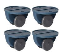 Zuasdvnk Mini ruedas,Ruedas de dirección de la caja - Mini ruedas giratorias, pequeñas ruedas para proyectos, 4 poleas adhesivas, giratorias para poleas para muebles de cartón en movimiento