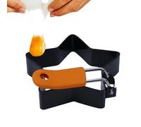 Zuasdvnk Molde de de huevo, de cocción de huevos | Anillos para hacer huevos de forma irregular,Moldes de huevo para desayuno en interiores para camping, accesorio de parrilla portátil