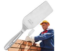 Zuasdvnk - Paleta de albañil, paleta de cemento, paleta de mano de mampostería de acero inoxidable - llana de enlucido con mango cómodo, herramientas de construcción para enlucido y mampostería