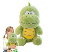 Zuasdvnk Peluche Dinosaurio Peluche, Dinosaurio Verde - Peluche dinosaurio verde | Cómodo cojín de tiro para muñeca con garra de dinosaurio, suave decoración del hogar para sofá, sofá
