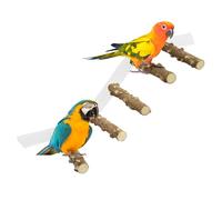 Zuasdvnk Percha de ducha para loros, escalar y pararse para periquitos, barra de ducha con ventosa para loros, periquitos, cacatúas con diseño de jaula para pájaros que ahorra espacio