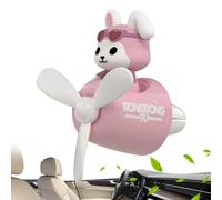 Zuasdvnk Pilot - Ambientador de aire para coche, con hélice giratoria, con 2 tabletas de aromaterapia, accesorios para coche