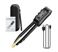 Zuasdvnk Pinzas digitales, probador inteligente SMD | Probador de medidor digital SMD, pinzas,Analizador de componentes de alta precisión con reconocimiento de componentes de pantalla