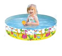 Zuasdvnk Piscina para niños - Bañera de juguete, diseño con animales, juegos acuáticos de exterior para jardín, patio, casa de muñecas y patio