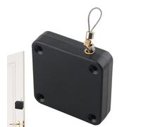 Zuasdvnk Puerta de ducha Close, pantalla deslizante más - Cierre automático de la puerta de tormenta retráctil más con una cadena de acero de 1,2 m,Hardware de mejora del hogar