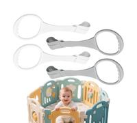 Zuasdvnk Pull Up Anillos para PlayPen, Ring Up For Play Pen | Barra de asistencia de pie para bebés, Puntos de ayuda en el plan de pie para niñas de niños de 6 a 36 meses, herramienta