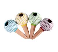 Zuasdvnk Puntas de riego de terracota, puntas de riego para plantas de terracota, riego para plantas de vacaciones 4 piezas | Dispositivos de riego de plantas en forma de globo, postes