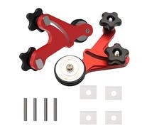 Zuasdvnk Rodillo de rodamiento, sierra de mesa, de madera,1 par de alimentación unidireccional para carpintería - Herramienta de rueda de presión de trabajo de madera de aleación de aluminio