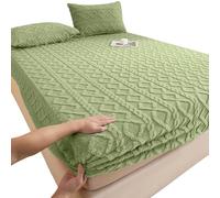 Zuasdvnk - Sábanas elásticas, sábana bajera de terciopelo resistente al encogimiento | Sábana bajera elástica de terciopelo, colcha cálida, sábana bajera, resistente a