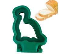 Zuasdvnk Sellador de cortador de sándwich, máquina de sándwich sin corteza - Máquina de pan en forma de estrella de dinosaurio - Juego de cortar y sellar sándwiches de desayuno sin