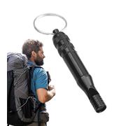 Zuasdvnk Silbato de camping, silbatos para adultos - Silbato de defensa de aleación de aluminio | Silbato de senderismo al aire libre, silbato de seguridad fuerte para inodoro para camping