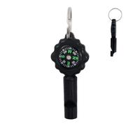 Zuasdvnk Silbato de seguridad para senderismo, brújula de supervivencia para senderismo | Silbato de supervivencia fuerte | Herramienta exterior 2 en 1, brújula silbato con sonido claro y fuerte para