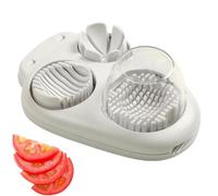 Zuasdvnk, Slicer fresa - Cortador de setas para cortar huevos de acero inoxidable - Picadora de fresas multifuncional, dispositivo de cocina seguro para el día de la madre, oficinas