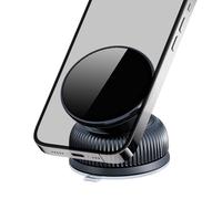 Zuasdvnk Soporte magnético para teléfono, dispositivo para teléfono - Grip Smartphone 360° giratorio para salpicadero parabrisas ventilación vídeo navegación guía grabación