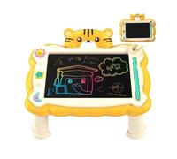 Zuasdvnk Tableta LCD para escribir para niños - Tableta Doodle borrable | Portátil material artístico para niños, pizarra LCD reutilizable con soporte para escritura